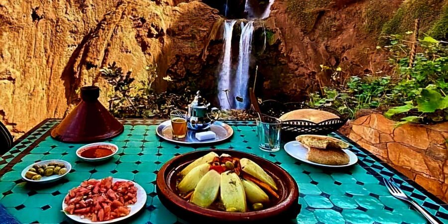 Marrakech: Camel & Quad Bike Tour with Sunset, Dinner & Show - Moroccan dinner under a traditional tent