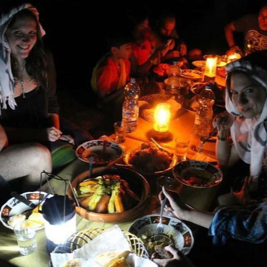 Marrakech: Camel Ride & Dinner with Sunset in Agafay Desert - Sunset, Firelight, and Dinner Under the Stars