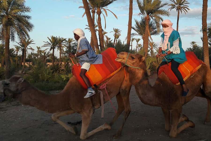 Marrakech: Camel Trek - Getting dressed for the camel ride