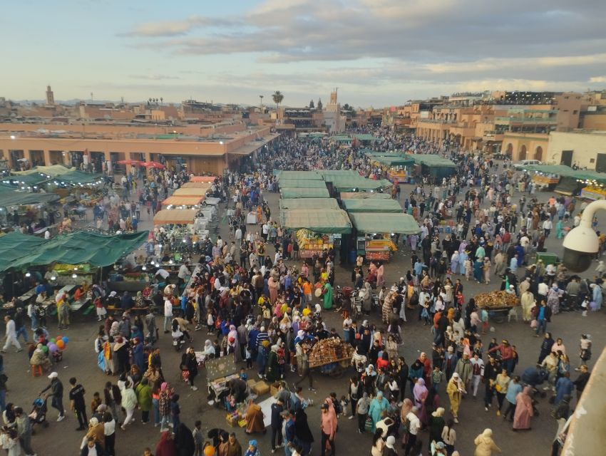 Marrakech City Highlights Tour - Jemaa el-Fnaa at its loudest