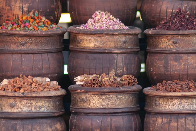 Marrakech City Tour by Abdel : Morning & Afternoon Options - Sand coffee, spices, and a local pause