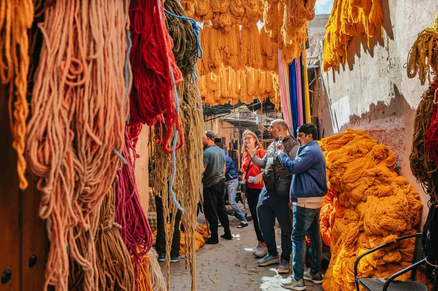 Marrakech: Colorful Medina Souks Guided Walking Tour - Rahba Kedima and the market’s unusual details