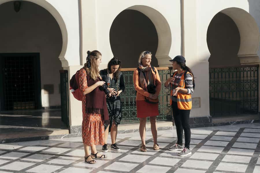 Marrakech: Cultural Bicycle Tour with Pastry and Tea - Zellige tile work, from pattern to craft