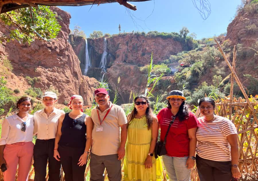Marrakech: Day Tour to Ouzoud Waterfalls with Boat Trip - Tagine with a view, and how to handle lunch