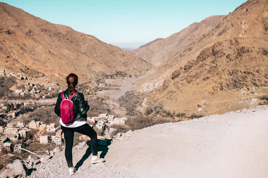 Marrakech Day trip Atlas Mountains & Agafay Desert - Walking through Berber villages and mountain paths