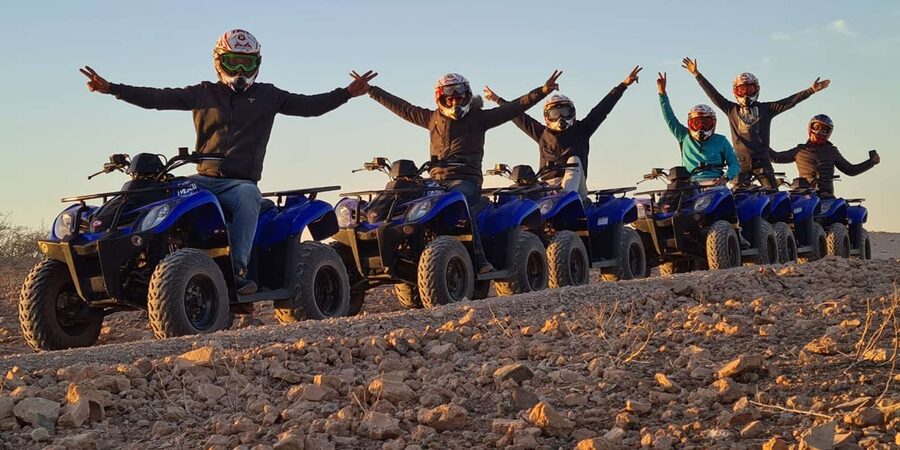 Marrakech: Desert and Palm Grove Quad Tour with Tea - How much riding do you really get?