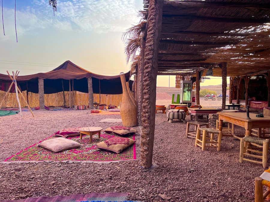 Marrakech: Desert and Palm Grove Sunset Quad Tour with Tea - Leaving Marrakech for the Palmeraie