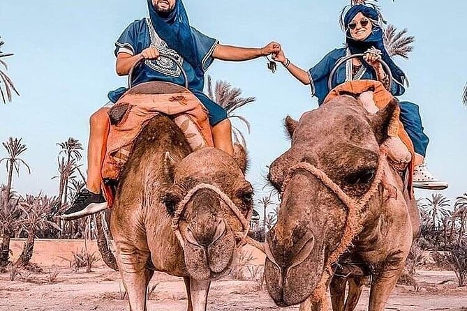 Marrakech Desert Camel Ride - Berber tea in a traditional tent