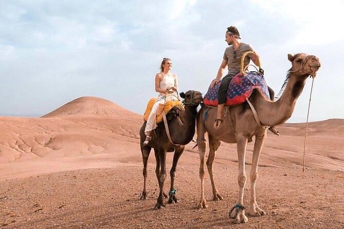 Marrakech desert dinner & sunset camel ride & bonfire music dance - A quick escape from Marrakech to rocky desert