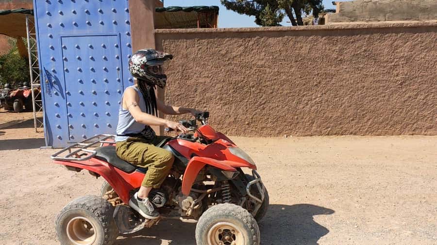 Marrakech Desert & Palm Grove Quad Bike Tour - Riding through sand, stone, and palms