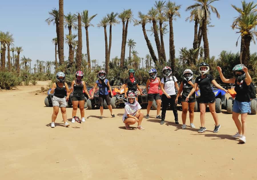 Marrakech Desert & Palm Grove Quad Bike Tour - Tea, bread, olives, and a local welcome