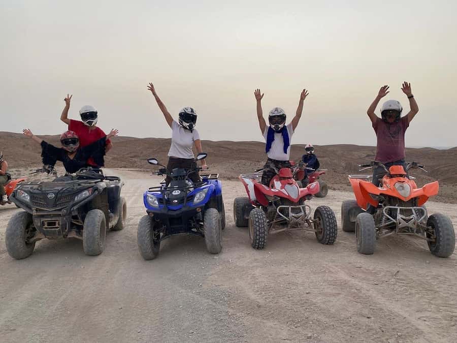 Marrakech: Desert Quad Bike Tour with Tea & Optional Dinner - Key points to know before you book