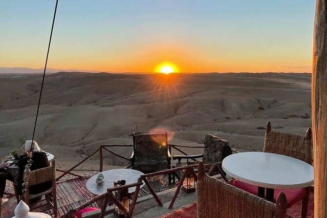 Marrakech Desert Tour & Sunset Camel Ride with Dinner Show - Music, dancing, and fire close the evening