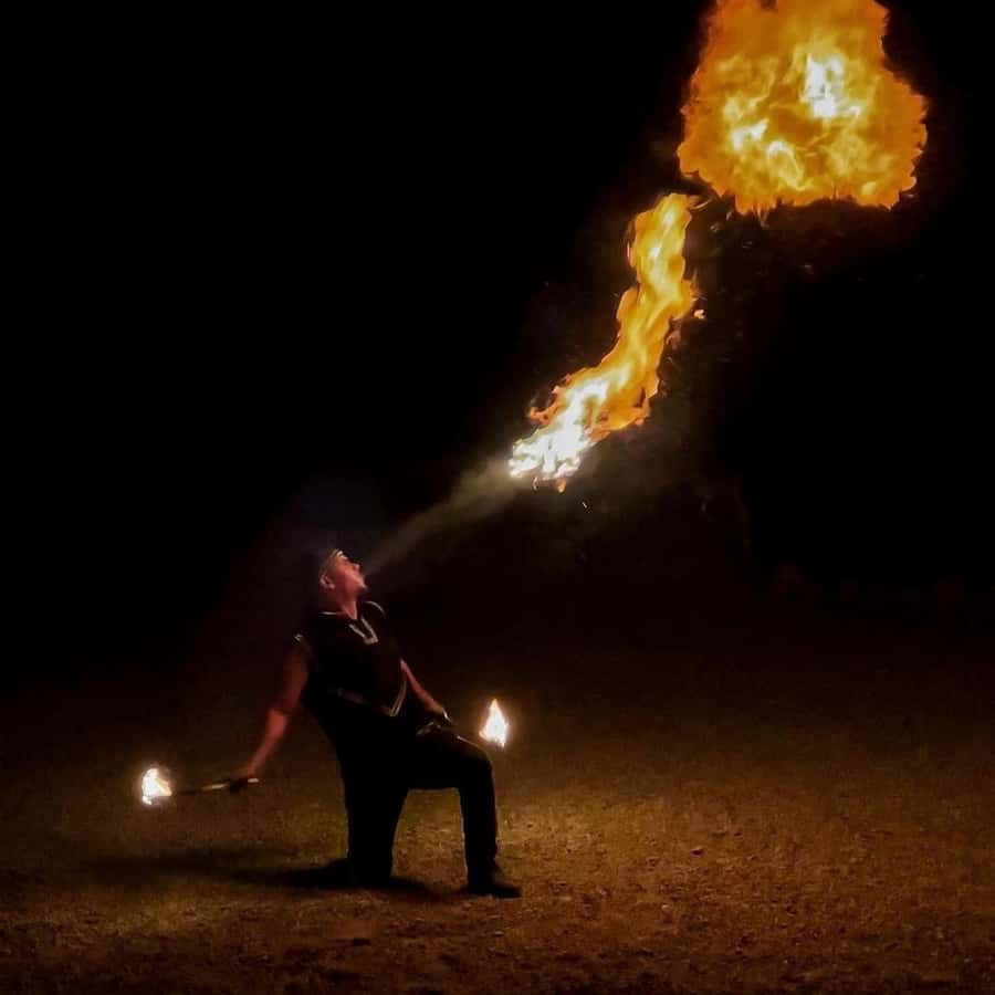 Marrakech: Desert Tour with Dinner, Show and Camel Ride - Traditional music and the fire show