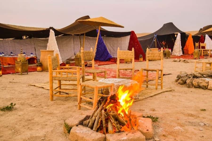 Marrakech: Dinner in Agafay Desert, Fire show & Camel Ride - A camel ride with realistic expectations
