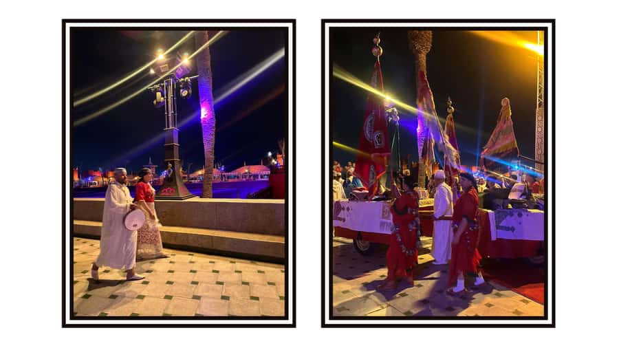 Marrakech: Dinner show and Fantasia in Chez Ali - What the atmosphere feels like