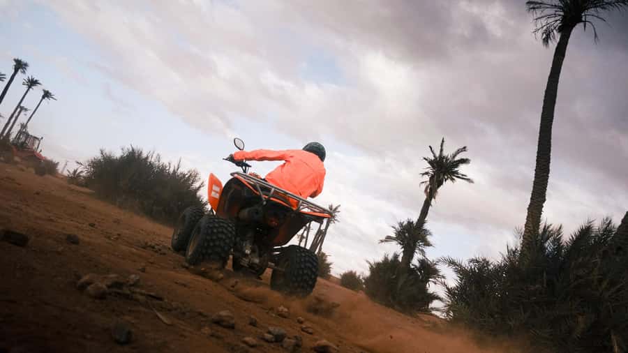 Marrakech:excursion quad in Oasis palm & jbilat desert,tea - Photos, people, and the guide’s role