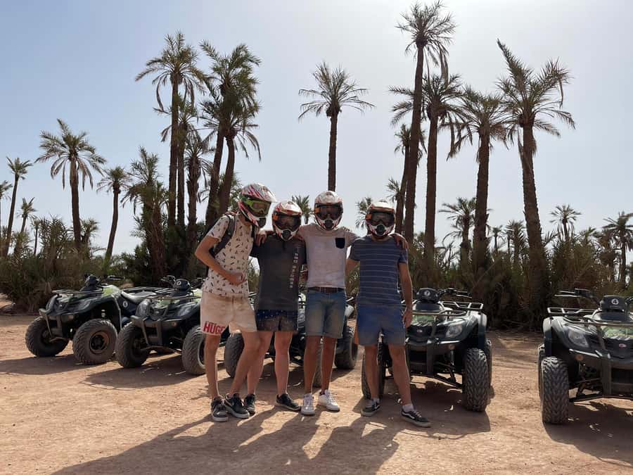 Marrakech, explore the palm grove desert by quad bike - Leaving Marrakech for the Palmeraie