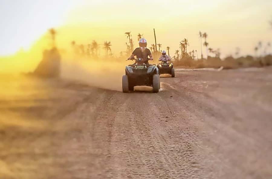 Marrakech, explore the palm grove desert by quad bike - Safety first at Sun Quad Aventures