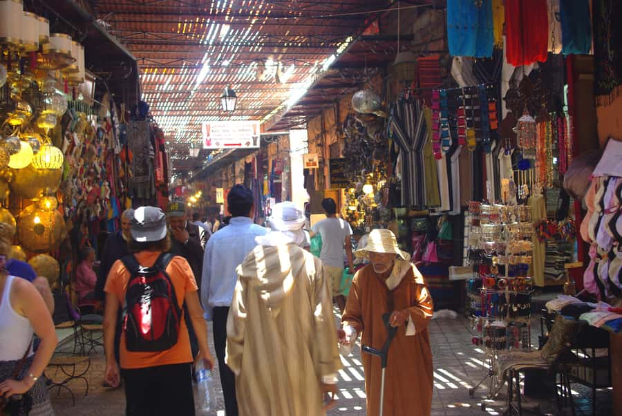 Marrakech: Guided City and Gardens Highlights Tour - The souk market, with less guesswork