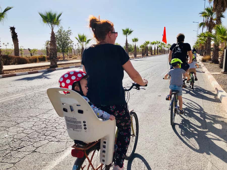 Marrakech:Guided City Cycling Tour - Culture, Colors & Charm - Bab Agnaou and the royal quarter