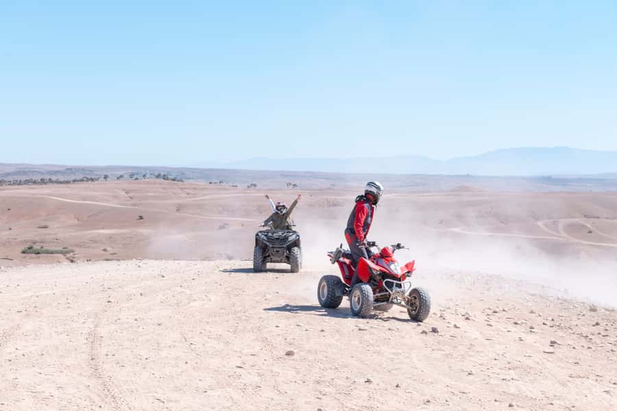 Marrakech: Guided Quad Bike and Camel Ride Tour with Tea - Getting comfortable on the quad bikes