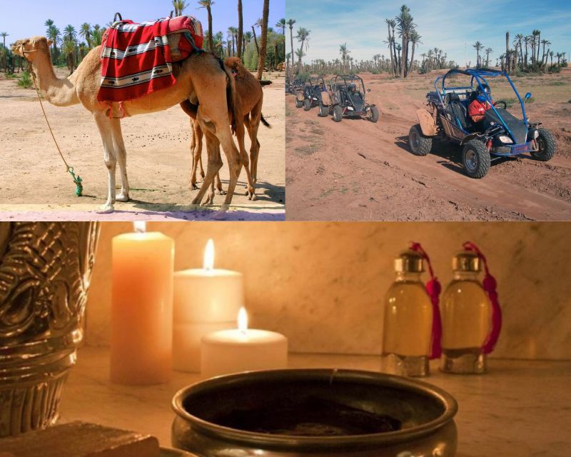 Marrakech: Half-Day Tour with Buggy Ride, Camel Ride and Spa - Who will enjoy this half-day outing?