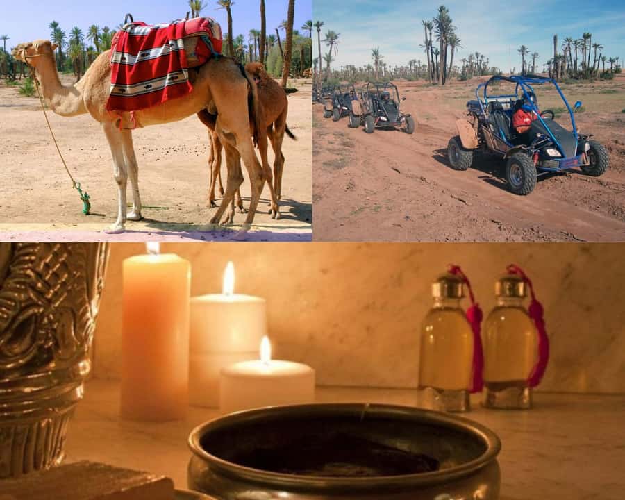 Marrakech: Half-Day Tour with Buggy Ride, Camel Ride and Spa - The 1-hour-45-minute buggy ride