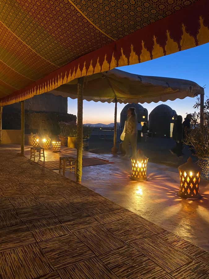 Marrakech: Hot Air Balloon Flight with Breakfast - Landing safely, then sitting down to breakfast