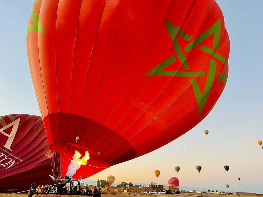 Marrakech: Hot Air Balloon Ride with Breakfast & Transfer - A quiet morning above the red city