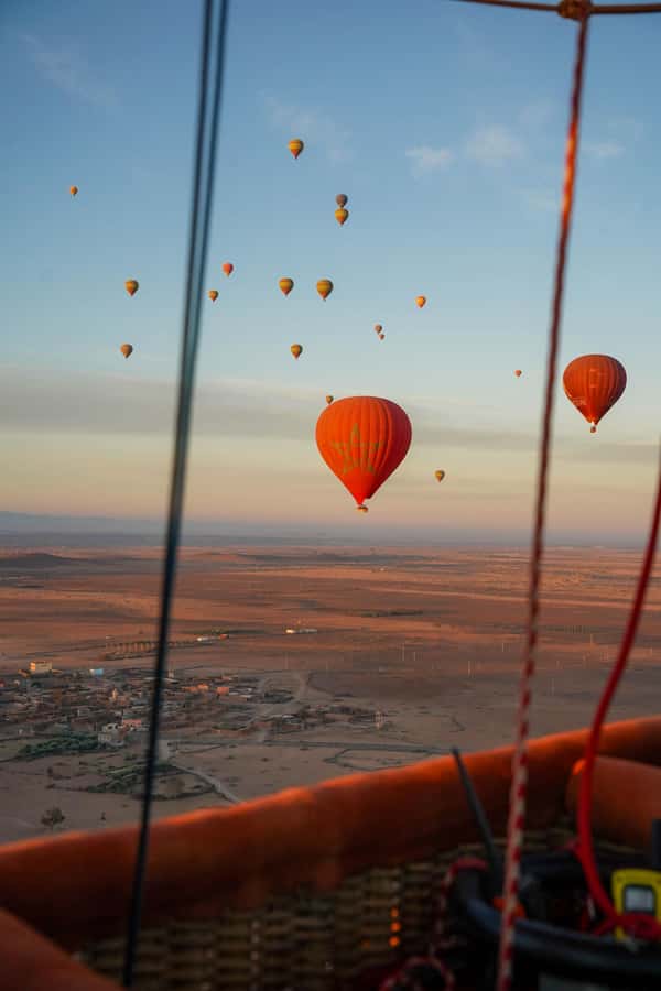 Marrakech: Hot Air Balloon Ride with Breakfast & Transfer - The landing can be gentle, or not