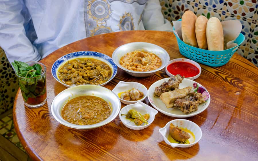 Marrakech: Local Food Tasting Tour with a Guide - Makkla bel Kefta and sfenj in the medina