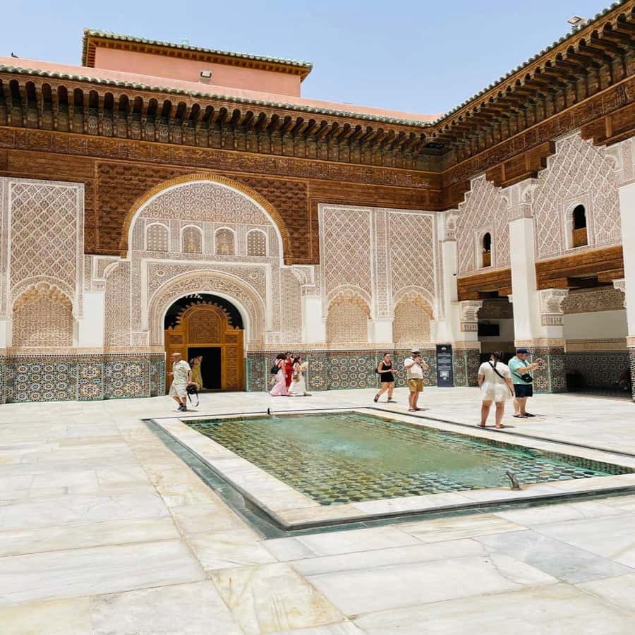 Marrakech: Madrasa Ben Youssef, Secret Garden & Medina Tour - The Secret Garden offers 75 minutes of calm