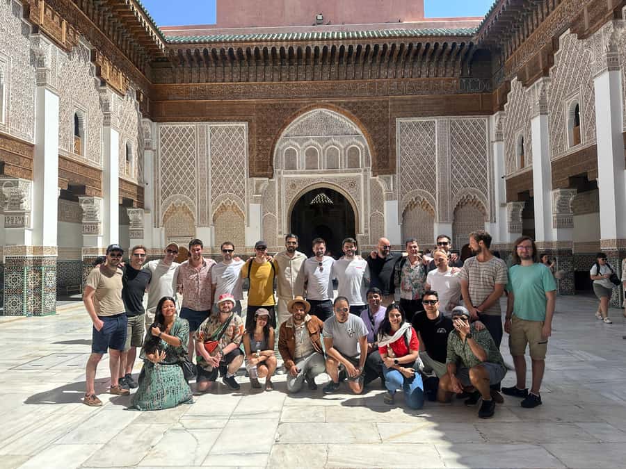 Marrakech: Madrasa Ben Youssef, Secret Garden & Medina Tour - Jemaa el-Fna and the first steps into the Medina