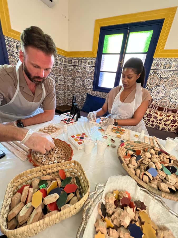 Marrakech: Make Your Own Moroccan Zellige Mosaic Masterpiece - Key points to know