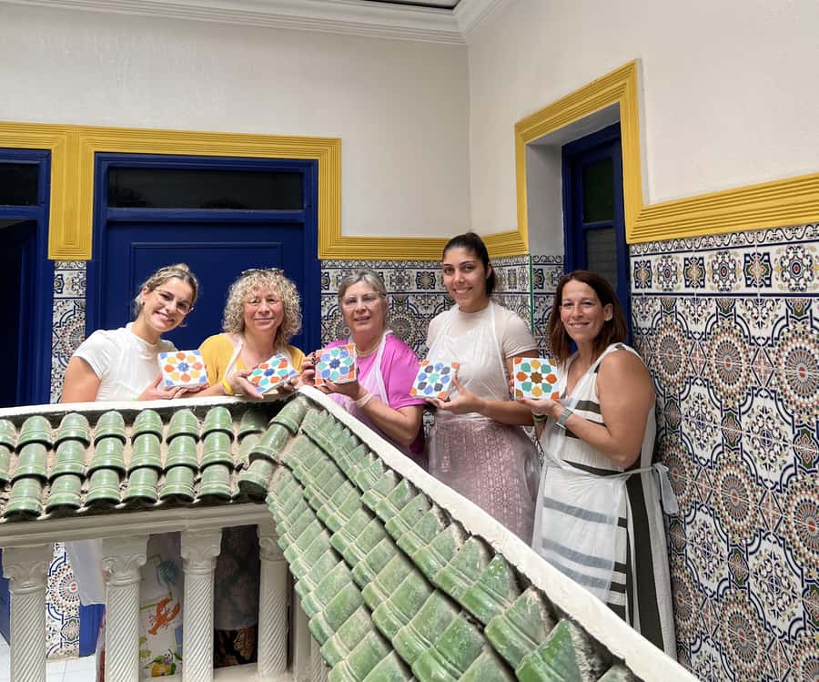Marrakech: Make Your Own Moroccan Zellige Mosaic Masterpiece - Learning the story behind zellige