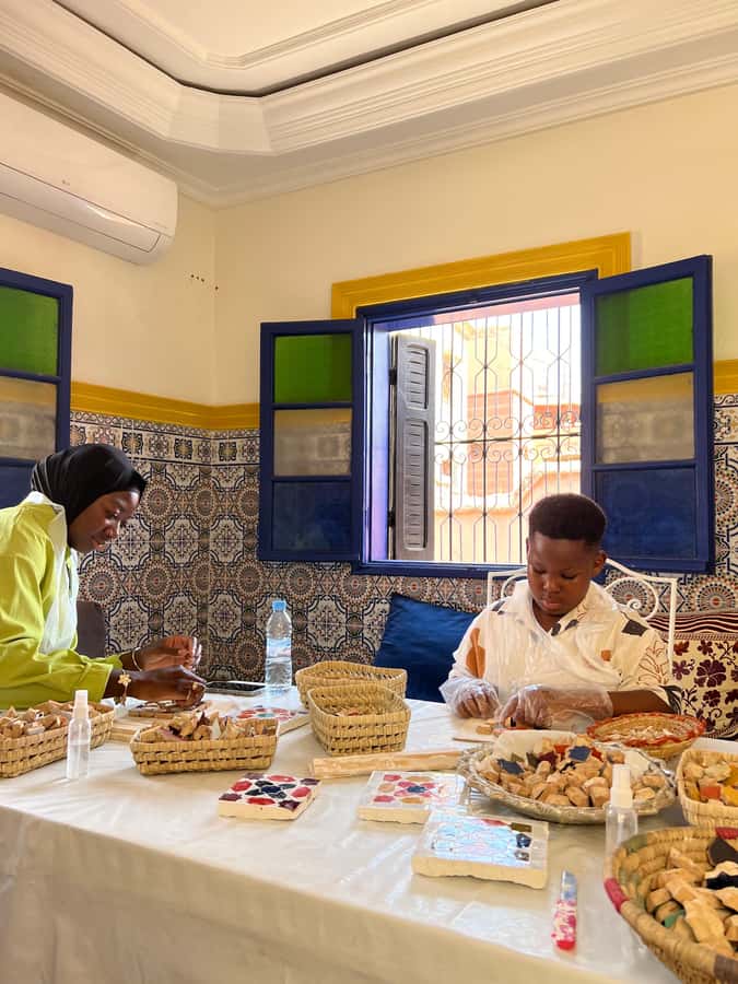 Marrakech: Make Your Own Moroccan Zellige Mosaic Masterpiece - Choosing colors and a pattern