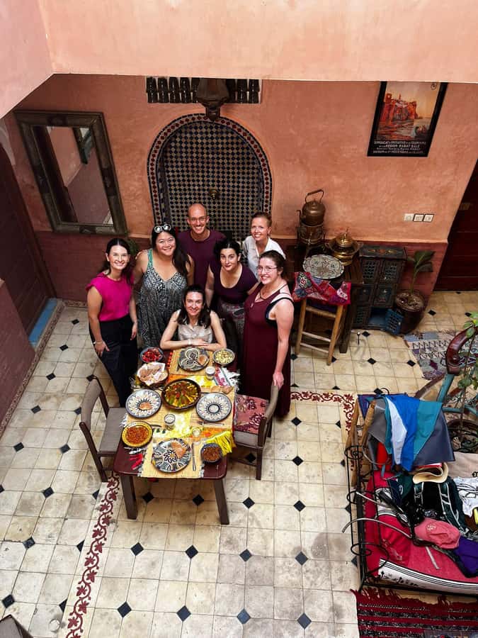 Marrakech: Moroccan Cooking Class with a Local Family - Cooking Moroccan food in a real Medina home