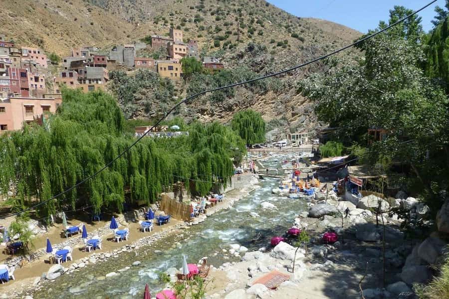 Marrakech: Ourika Valley and Atlas Mountains Day Trip - The walk to Setti Fadma waterfalls