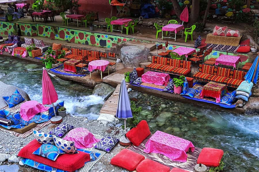 Marrakech: Ourika Valley Day Trip with Berber Village - Sharing tea in a Berber family home