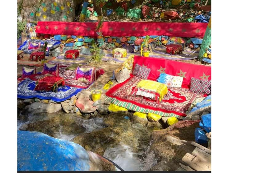 Marrakech: Ourika Valley Day Trip with Berber Village - Walking toward Setti Fatma’s waterfalls