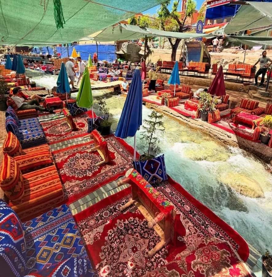 Marrakech: ourika valley lunch & guided hike to waterfalls - From Marrakech to the red foothills of the Atlas Mountains