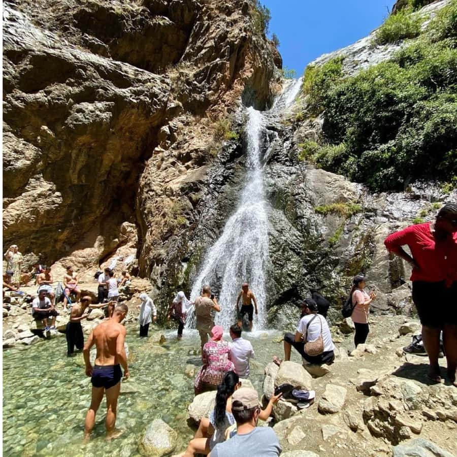 Marrakech: Ourika Valley & Setti Fatma Waterfalls with Lunch - Lunch beside the Ourika River