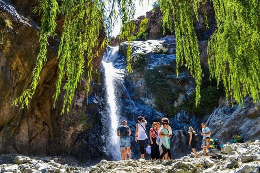 Marrakech: Ourika Valley Trip with Waterfall Hike & Lunch - Lunch beside the Ourika River