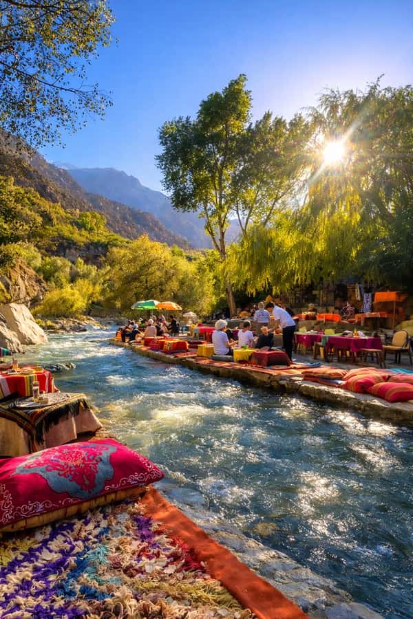 Marrakech: Ourika Valley Waterfalls & Atlas Mountains Trip - Leaving Marrakech for the Atlas foothills