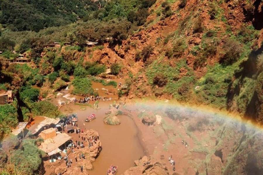 Marrakech: Ouzoud Waterfalls Trip, Guided Hike & Boat Option - Seeing the falls from above and below