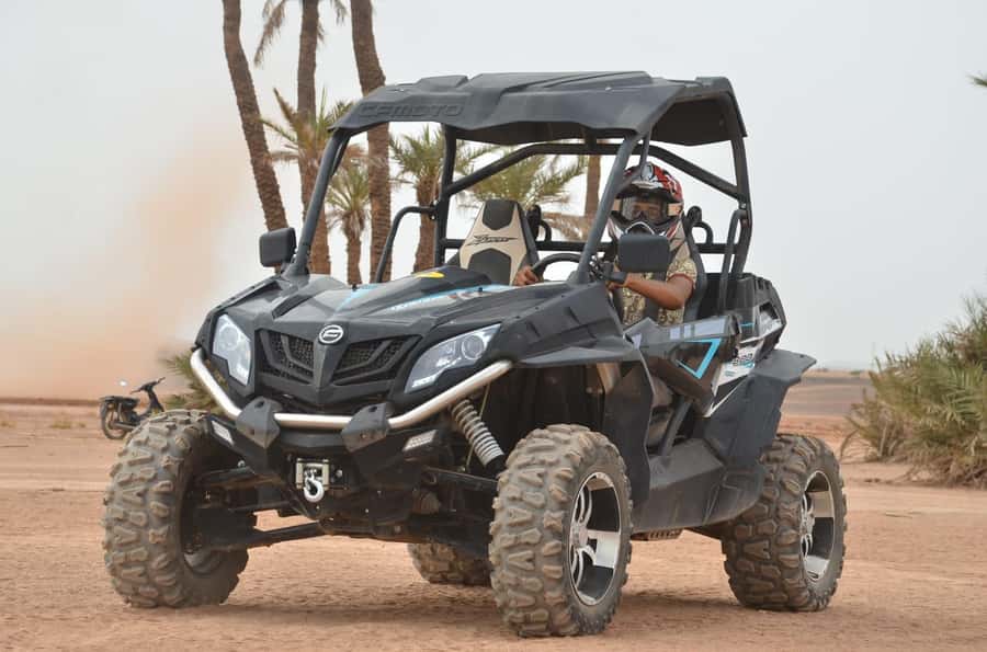 Marrakech: Palm Grove and Desert Buggy excursion - Safety briefing before the first turn