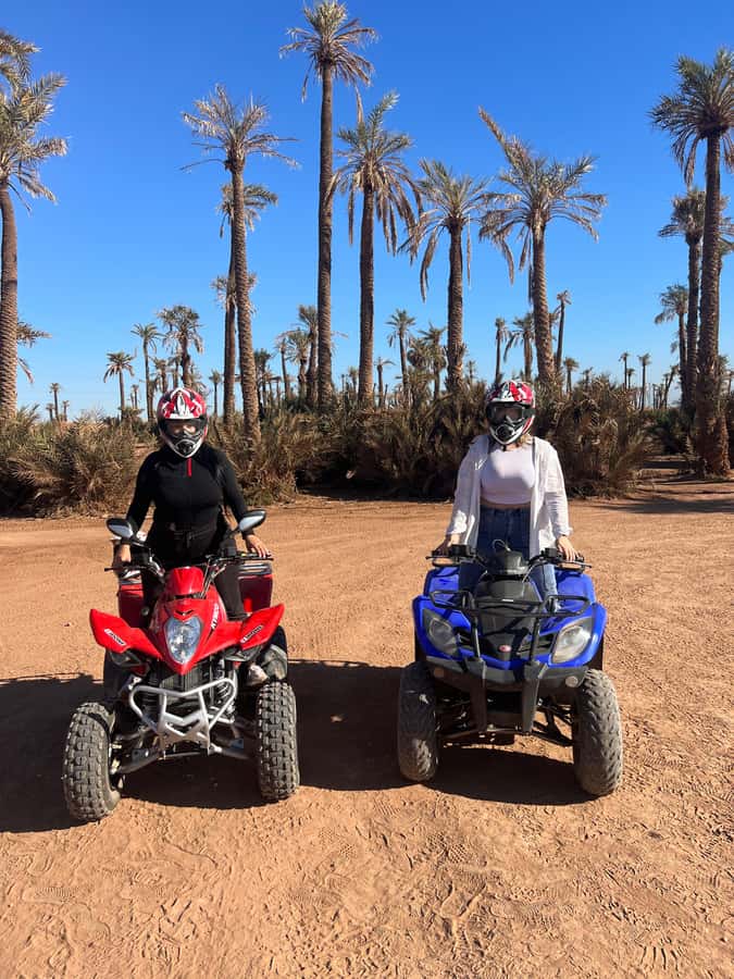 Marrakech: Palm Grove and Jbilat Desert Quad Bike Tour - A second stop for palms and photographs