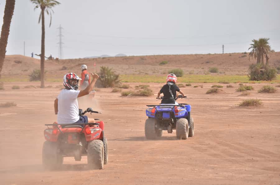 Marrakech: Palm Grove Quad Bike Tour - Learning the quad before the ride