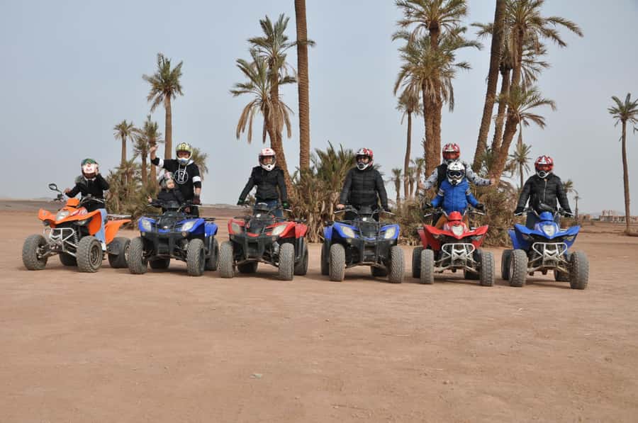 Marrakech: Palm Grove Quad Bike Tour - A palm-grove photo stop